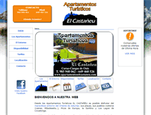 Tablet Screenshot of apartamentoselcastaneu.com